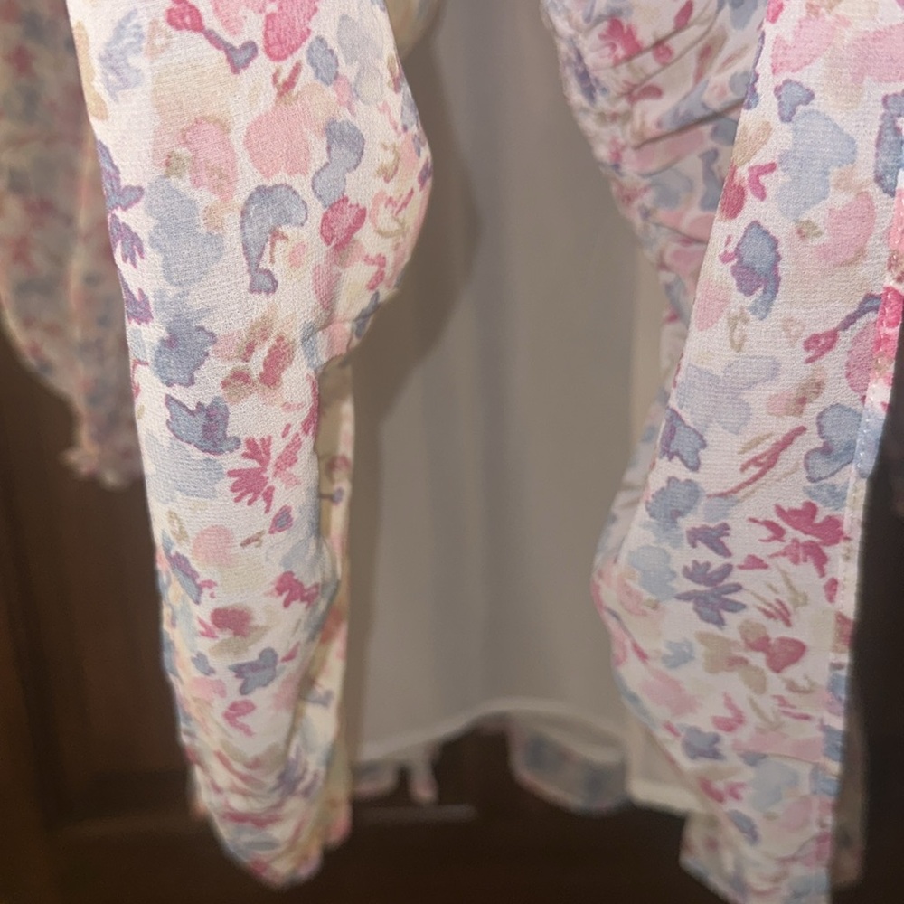 1 State floral off the shoulder dress - Picture 5 of 5